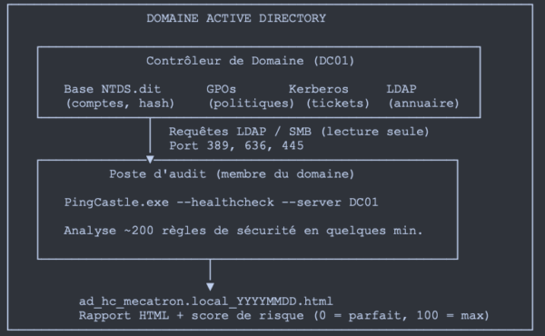Architecture d'exécution de PingCastle